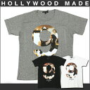 ★5,250円以上で送料無料★クリスマスプレゼントに♪【メンズ】 ハリウッドメイド/HOLLYWOOD MADE 半袖Tシャツ 【MR LADY9 TE!!】 3カラー 【M11111RT】 コットン トップス T SHIRT クリスマス【マラソン1112P10】