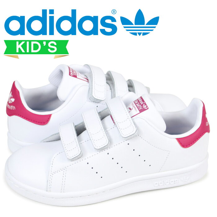 【最大1000円OFFクーポン配布中】 アディダス オリジナルス adidas Originals スタンスミス スニーカー キッズ STAN SMITH CF C ホワイト B32706