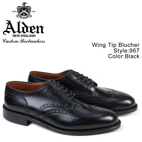 ALDEN オールデン ウィングチップ シューズ メンズ WING TIP BLUCHER Dワイズ 967