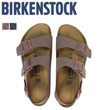 ビルケンシュトック BIRKENSTOCK ミラノ サンダル メンズ レディース MILANO ビルケン シンセティックレザー 細幅 普通幅 モカ グレー