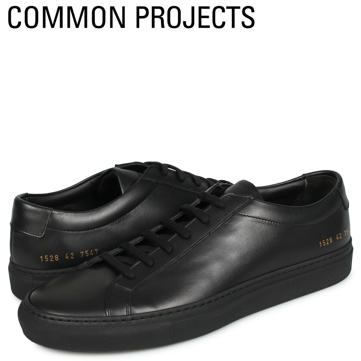 コモンプロジェクト Common Projects アキレス ロー スニーカー メンズ ACHILLES LOW ブラック 黒 1528-7547