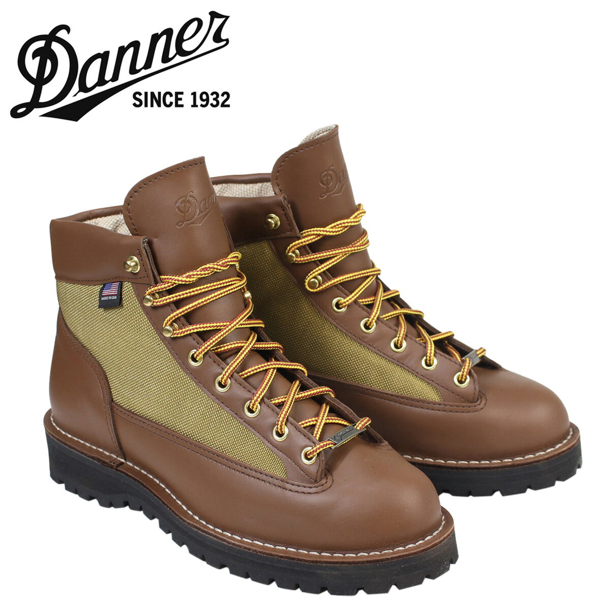 【クーポンで最大1000円OFF！5/16 10:59まで】 ダナー Danner ダナーライト ブーツ LIGHT 30440 MADE IN USA メンズ ブラウン