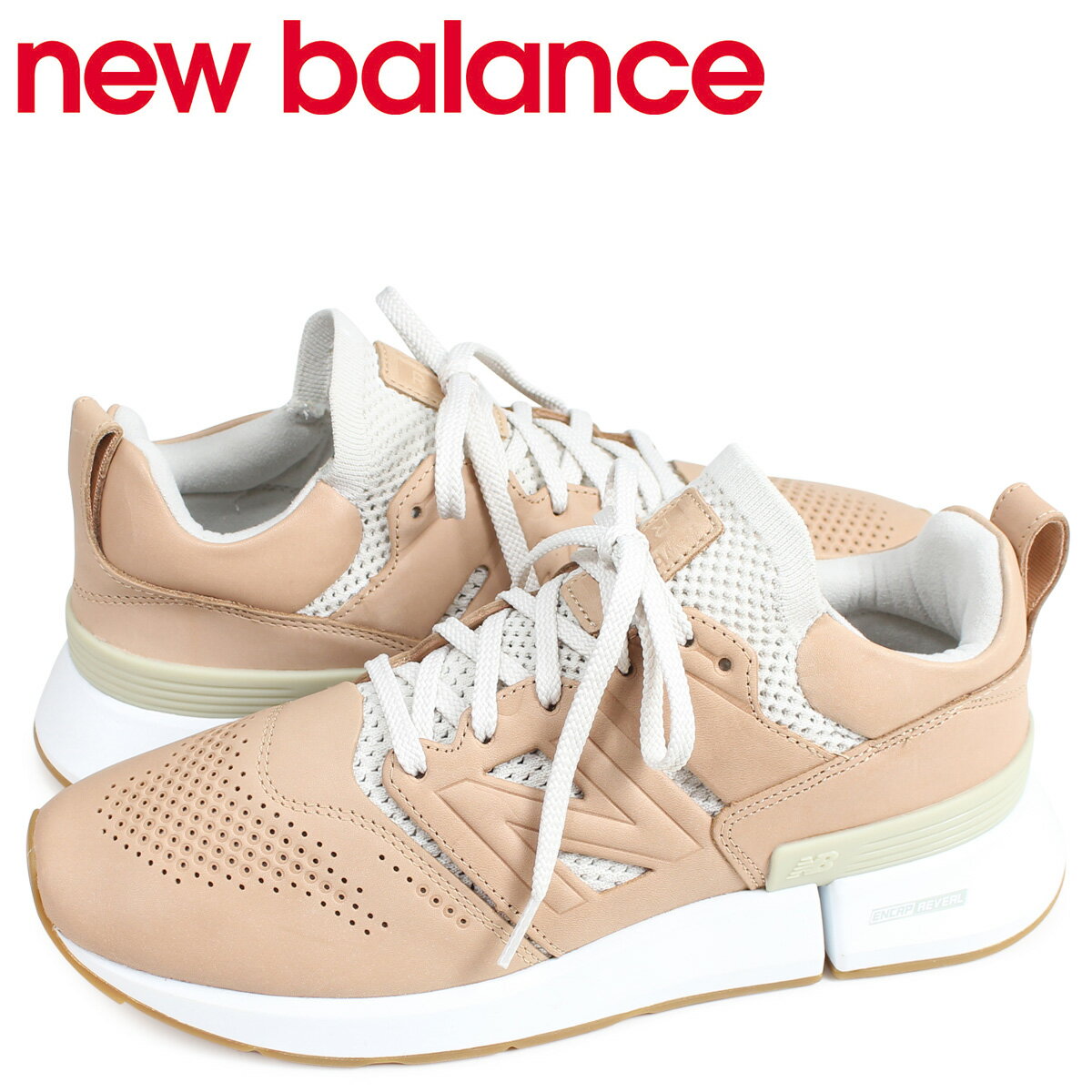 ニューバランス レザースニーカー メンズ ニューバランス new balance スニーカー メンズ REVEAL CONCEPT ONE LEATHER VT Dワイズ ピンクベージュ MSRC1LVT