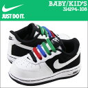 ナイキ NIKE エアフォース1 スニーカー ベビー キッズ AIR FORCE 1 LO TD 314194-108 靴 ブラック ホワイト 【9000足】 【S50】【返品不可】