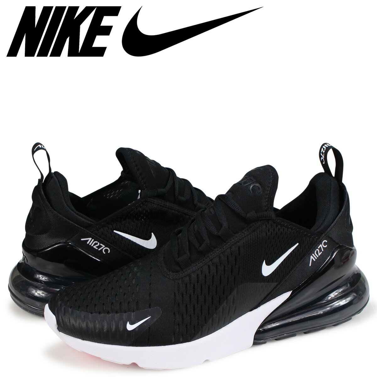 NIKE AIR MAX 270 ナイキ エアマックス270 スニーカー メンズ AH8050-002 ブラック 黒