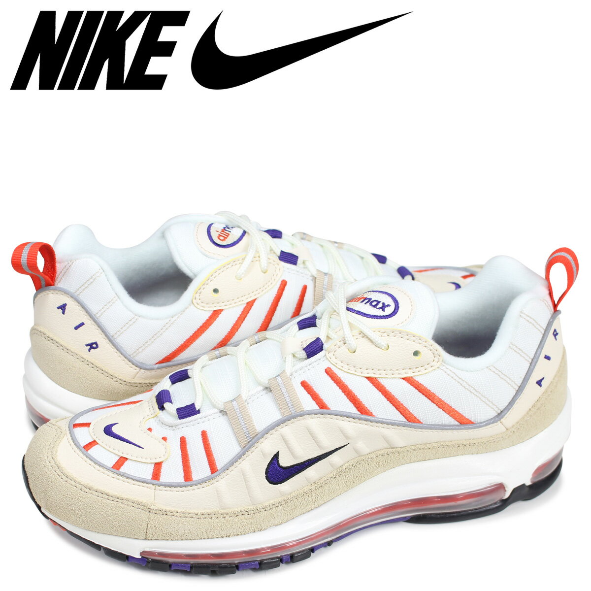 NIKE AIR MAX 98 ナイキ エアマックス98 スニーカー メンズ オフ ホワイト 640744-108