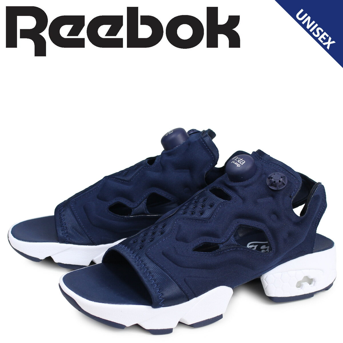 リーボック スポーツサンダル メンズ 【クーポンで最大1000円OFF！5/16 10:59まで】 リーボック Reebok インスタ ポンプフューリー サンダル スポーツサンダル レディース INSTAPUMP FURY SANDAL ネイビー DV9698