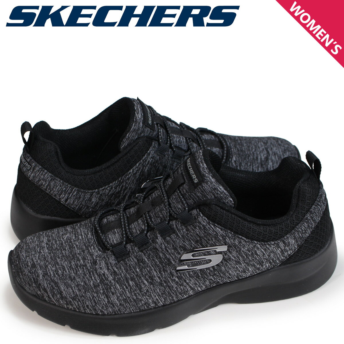 スケッチャーズ SKECHERS スニーカー レディース ダイナマイト2.0 DYNAMIGHT 2.0 IN A FLAS 12965 ブラック 黒