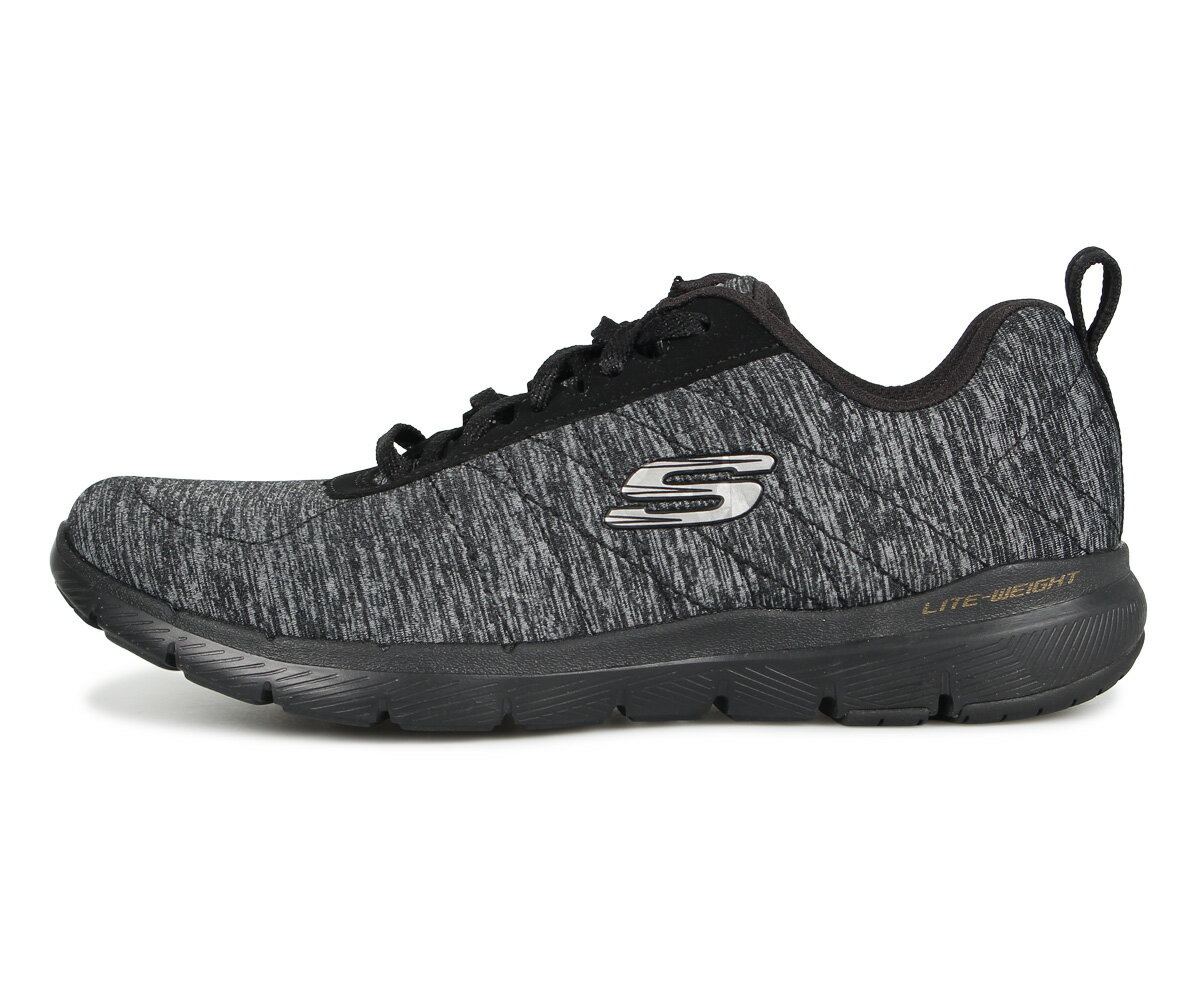 スケッチャーズ SKECHERS スニーカー レディース フレックスアピール 3.0 FLEXAPPEAL 3.0 INSIDERS ブラック 黒 13067
