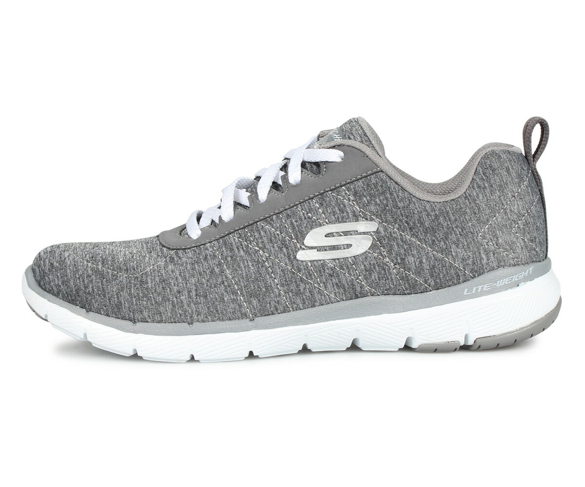 スケッチャーズ SKECHERS スニーカー レディース フレックスアピール 3.0 FLEXAPPEAL 3.0 INSIDERS グレー 13067