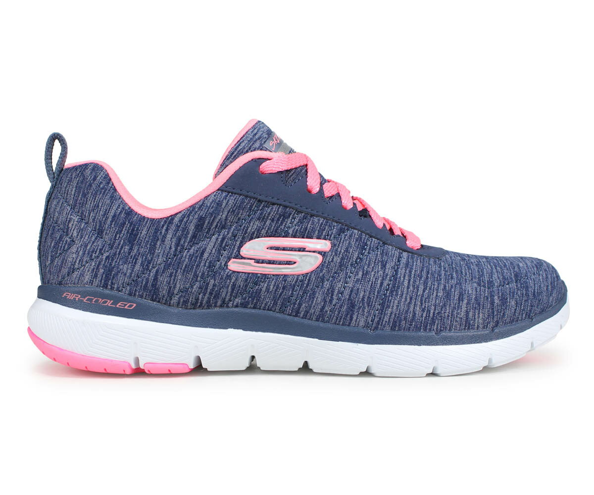 スケッチャーズ SKECHERS スニーカー レディース フレックス アピール FLEX APPEAL 3.0 INSIDERS ネイビー 13067