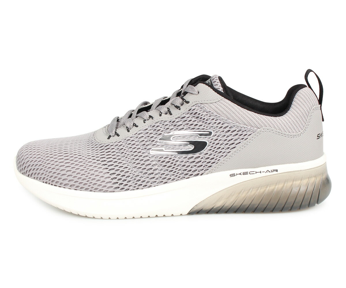 スケッチャーズ SKECHERS スニーカー メンズ スケッチ エア ウルトラ フレックス SKECH AIR ULTRA FLEX グレー 52551