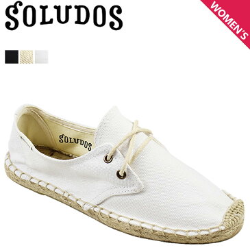 【最大2000円OFFクーポン配布】 SOLUDOS ソルドス エスパドリーユ レディース ダービー レースアップ DERBY LACE UP キャンバス リネン FLA シューズ