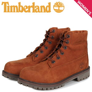 【 最大1000円OFFクーポン 】 ティンバーランド Timberland ブーツ レディース 6インチ プレミアム JUNIOR 6INCH PREMIUM WATERPROOF BOOT ブラウン A2BKM