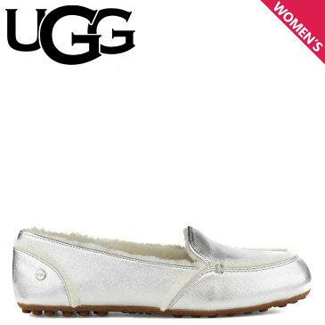 UGG アグ スリッポン モカシン ムートン シューズ ヘンリー メタリック レディース WOMENS HAILEY METALLIC シープスキン シルバー 1106864