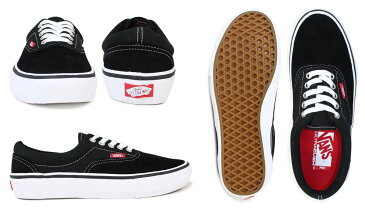 【最大2000円OFFクーポン】 VANS ヴァンズ ERA PRO スリッポン スニーカー エラ プロ レディース メンズ バンズ ブラック 黒 VN000VFB9X1