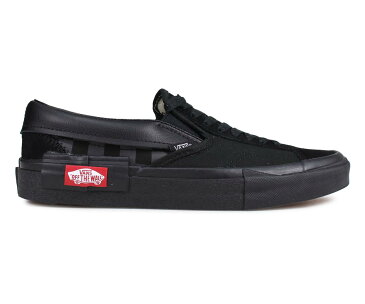 【最大2000円OFFクーポン】 VANS ヴァンズ スリッポン スニーカー メンズ レディース バンズ SLIP-ON CAP ブラック 黒 VN0A3WM5276