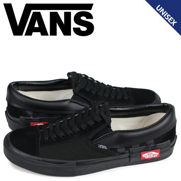 【最大2000円OFFクーポン】 VANS ヴァンズ スリッポン スニーカー メンズ レディース バンズ SLIP-ON CAP ブラック 黒 VN0A3WM5276