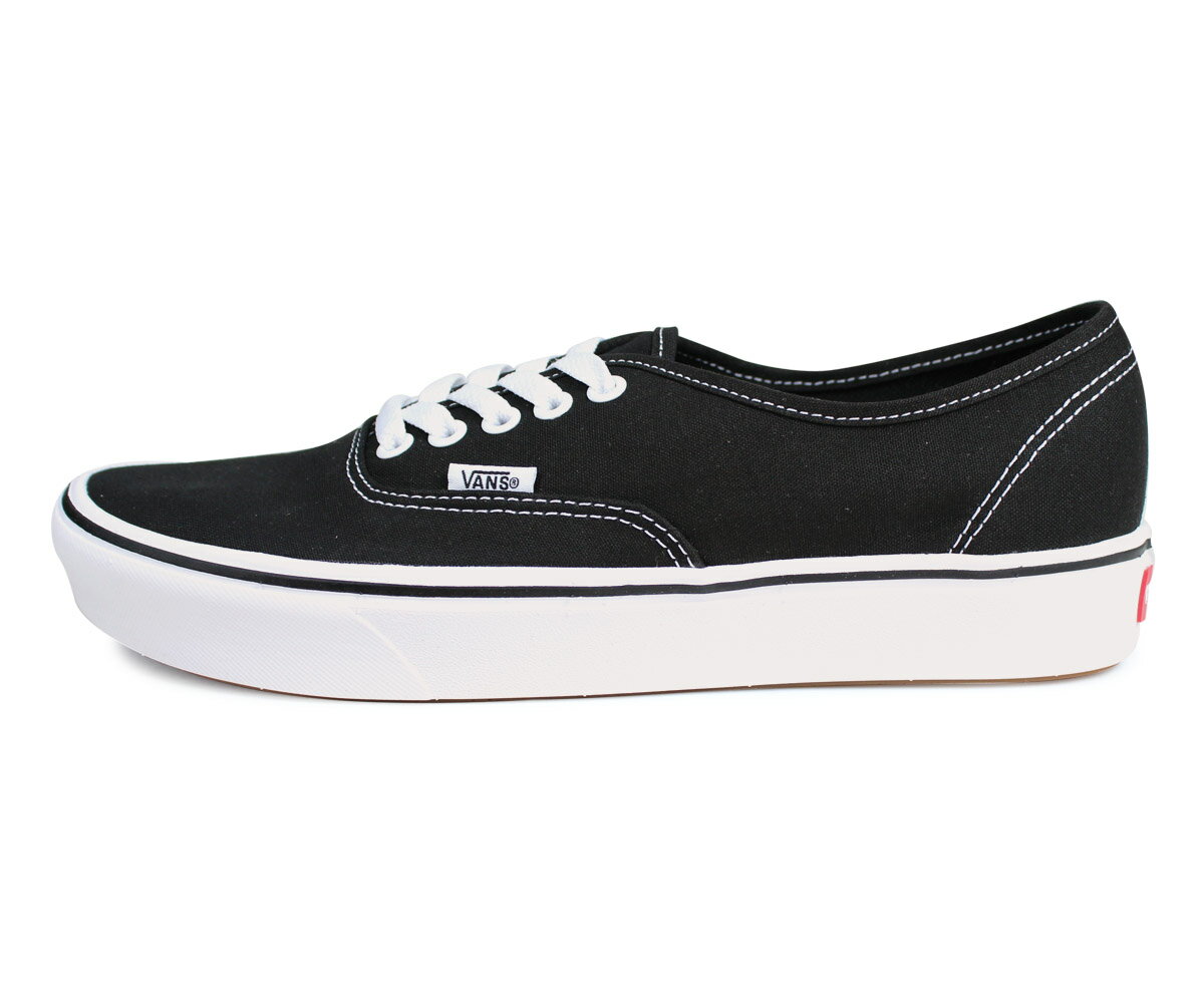 【最大1000円OFFクーポン配布中】 VANS ヴァンズ オーセンティック スニーカー メンズ レディース バンズ COMFYCUSH AUTHENTIC ブラック 黒 VN0A3WM7VNE