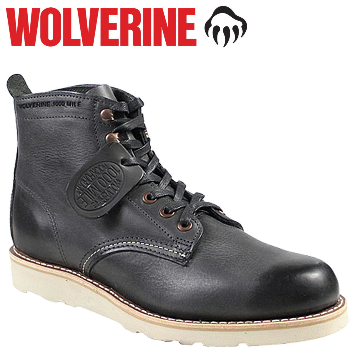 ウルヴァリン Adidas 1000マイル ブーツ Wolverine ブーツ New Balance Prestwick Sb 1000 Mile Wedge Boot Dワイズ W00914 ブラック ワークブーツ メンズ スニークオンラインショップ 初回交換 送料無料 ウルヴァリン Wolverine 1000マイル ブーツ 正規 通販
