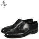 楽天スニークオンラインショップ【クーポンで最大1000円OFF！5/1 10:59まで】 クロケット&ジョーンズ CROCKETT&JONES オードリー シューズ ビジネスシューズ ストレートチップ メンズ AUDLEY Eワイズ ブラック 黒