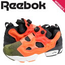【最大1000円OFFクーポン発行中 10/27 11:59まで!】 リーボック Reebok インスタ ポンプフューリー スニーカー レディース INSTAPUMP FURY ASYM オレンジ V67791