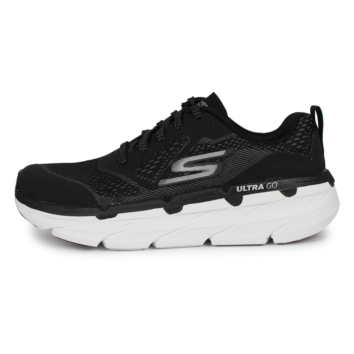 【最大1000円OFFクーポン配布中】 スケッチャーズ SKECHERS スニーカー レディース マックス クッション プレミア MAX CUSHIONING PREMIER ブラック 黒 17690