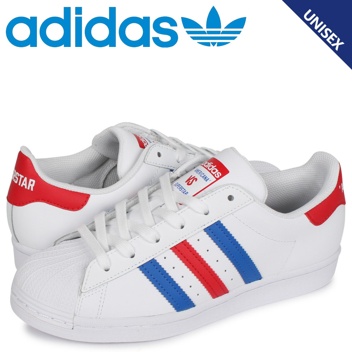 アディダス オリジナルス adidas Originals スーパースター スニーカー メンズ レディース SUPERSTAR AMERICANA ホワイト 白 FV2806