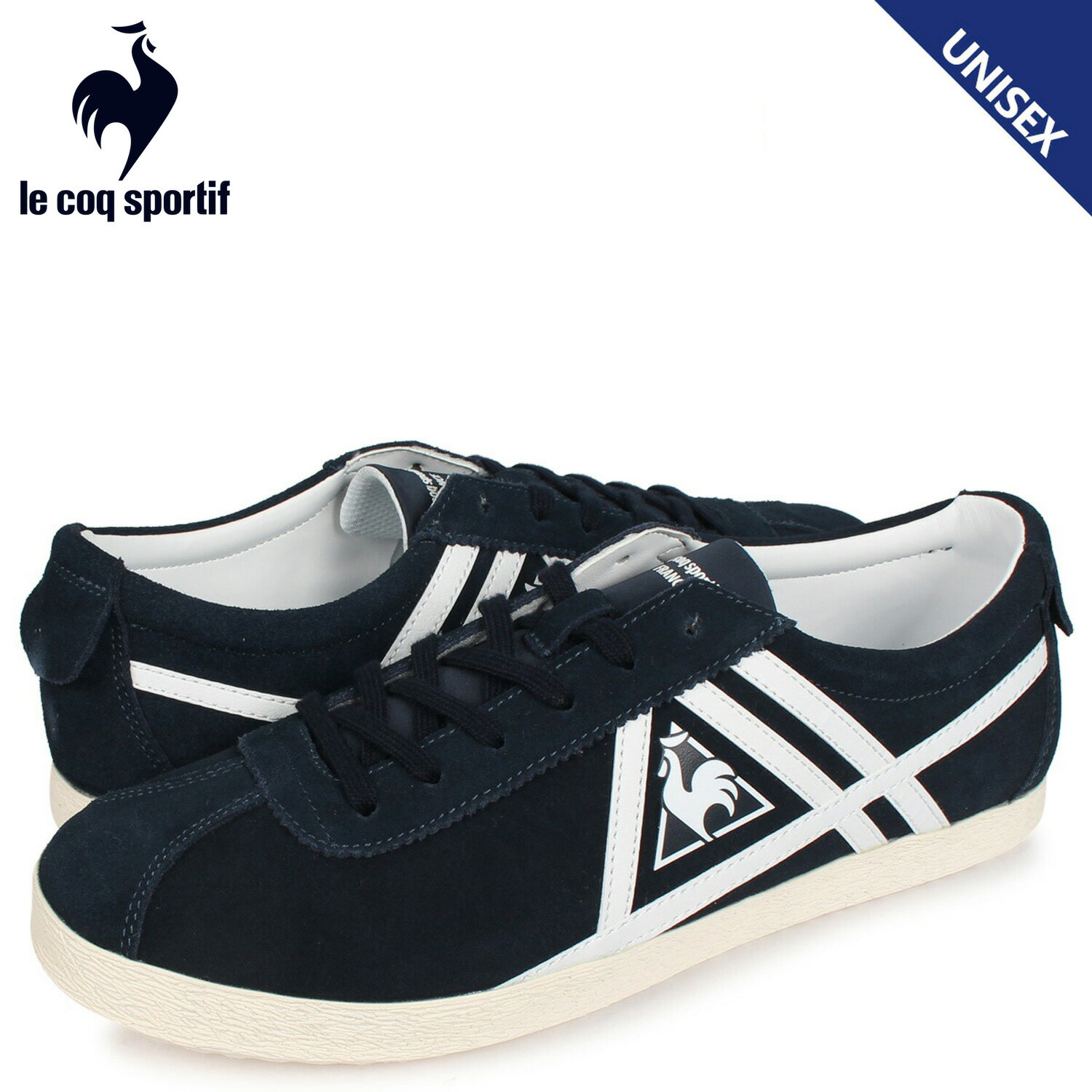 【最大2000円OFFクーポン】 ルコック スポルティフ le coq sportif LA パピヨン スニーカー メンズ レディース LA PAPILLON ネイビー QL1OJC62NV