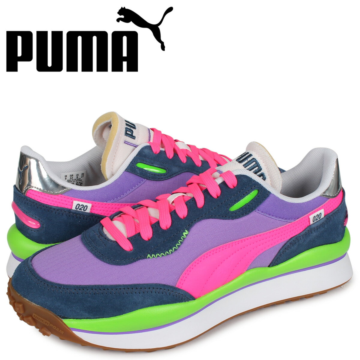 PUMA プーマ スタイル ライダー スニーカー メンズ STYLE RIDER パープル 37115004