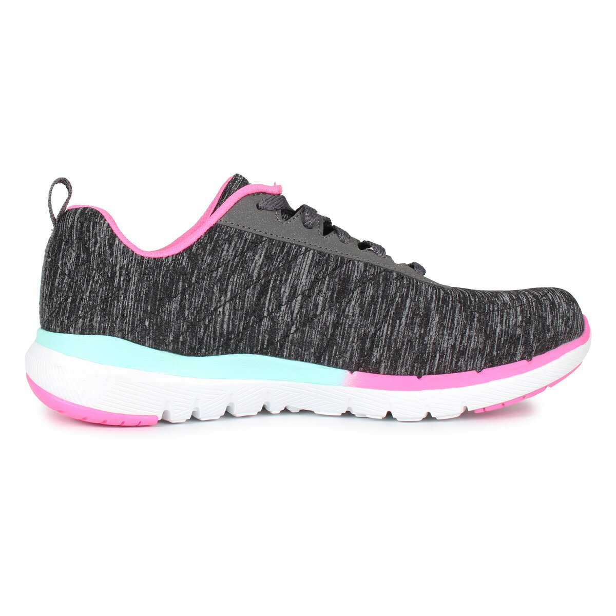 スケッチャーズ SKECHERS スニーカー レディース フレックス アピール FLEX APPEAL 3.0 ブラック 黒 149008-BKMT