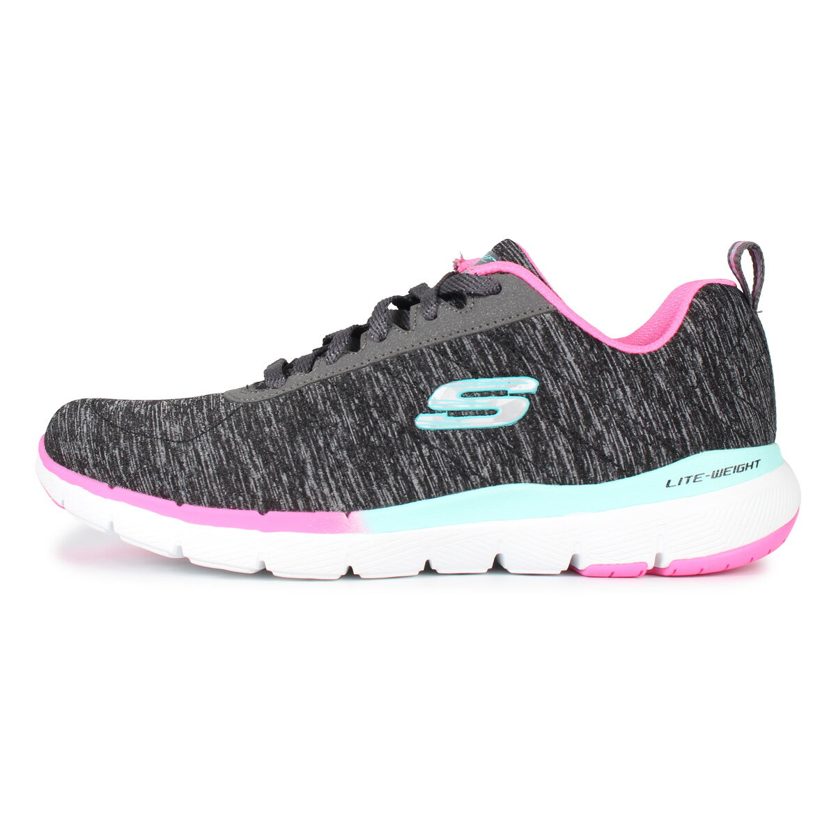 スケッチャーズ SKECHERS スニーカー レディース フレックス アピール FLEX APPEAL 3.0 ブラック 黒 149008-BKMT