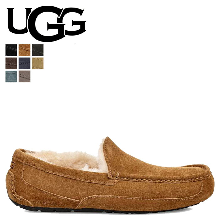 【最大1000円OFFクーポン配布中】 UGG アグ モカシン アスコット スリッポン シューズ メンズ ムートン MENS ASCOT 1101110