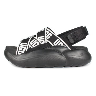 【最大2000円OFFクーポン】 UGG アグ サンダル ストラップサンダル クラウド ロー レディース LA CLOUD LOW SANDAL ブラック 黒 1110090