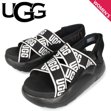 【最大2000円OFFクーポン】 UGG アグ サンダル ストラップサンダル クラウド ロー レディース LA CLOUD LOW SANDAL ブラック 黒 1110090