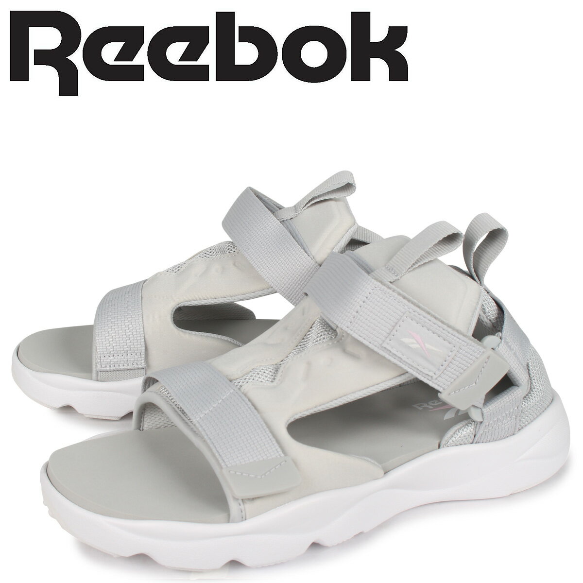 【最大2000円OFFクーポン】 リーボック Reebok フューリーライト サンダル スポーツサンダル メンズ レディース FURYLITE SANDAL グレー FU9299