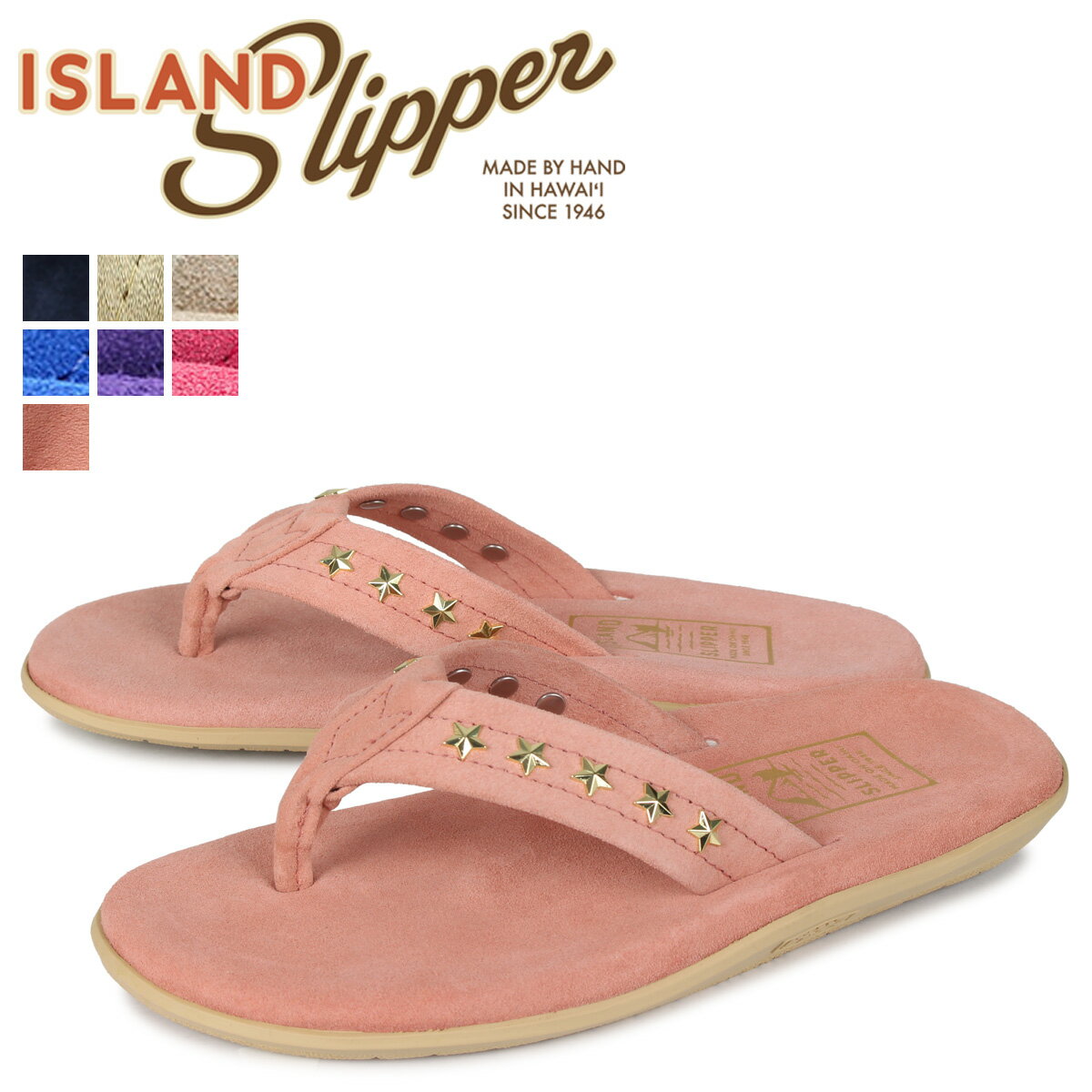 ɥå ISLAND SLIPPER  ȥ󥰥 ǥ  å SUEDE STUDS PT203 STD18