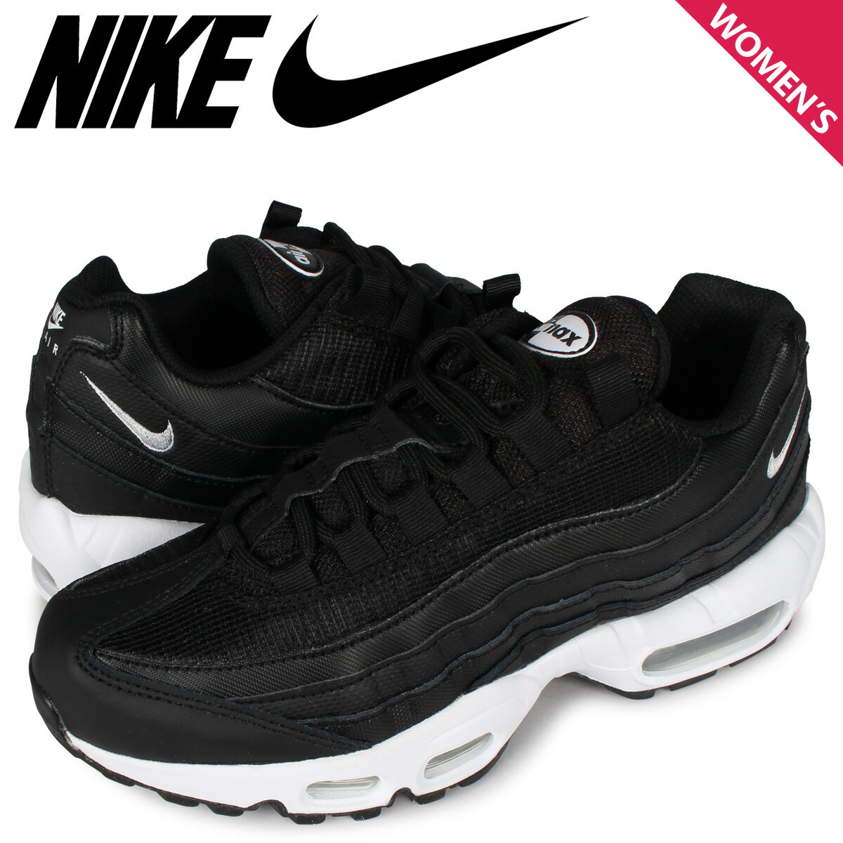 【クーポンで最大1000円OFF！5/16 10:59まで】 NIKE WMNS AIR MAX 95 ナイキ エアマックス95 スニーカー レディース ブラック 黒 CK7070-001