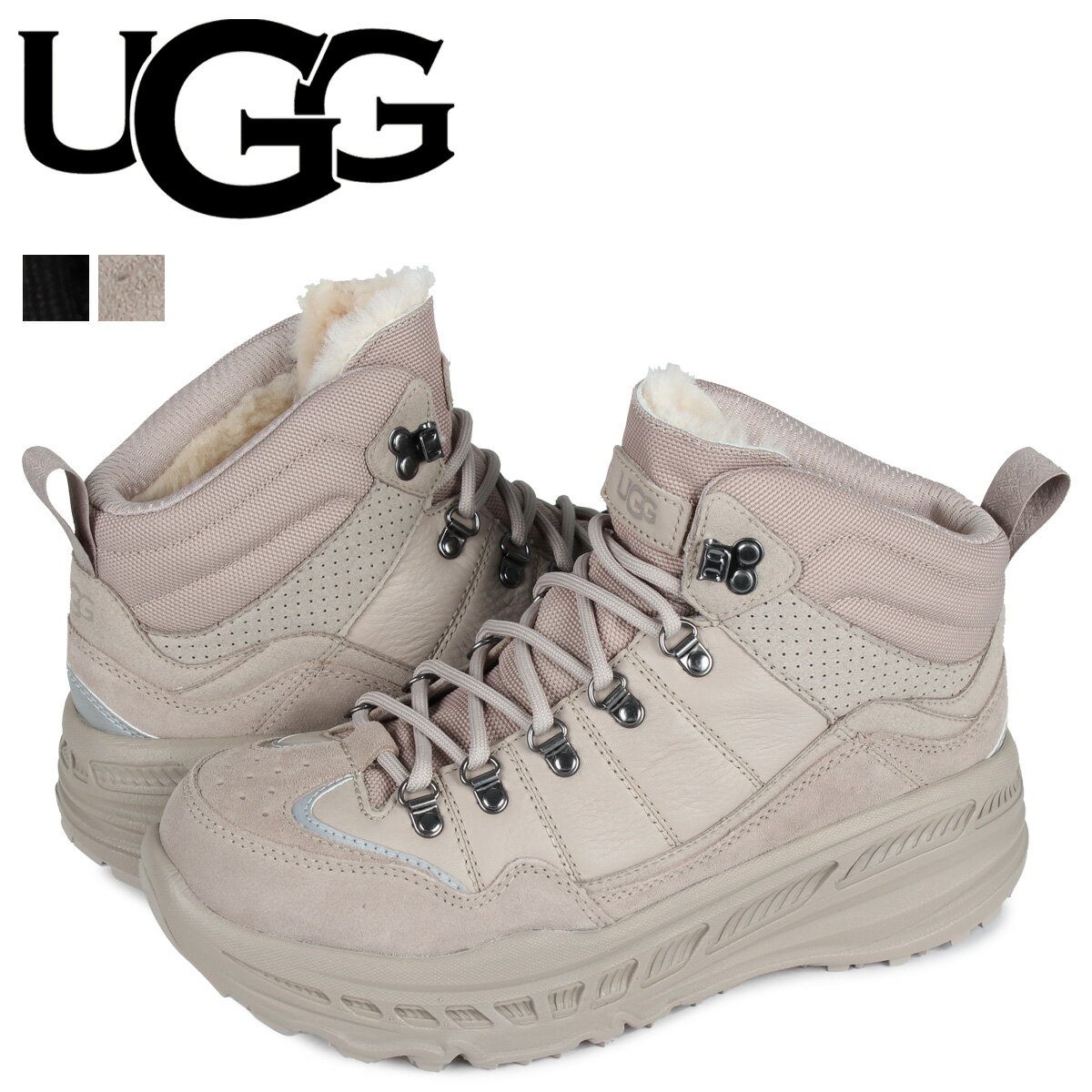 【最大2000円OFFクーポン】 UGG アグ スニーカー ハイカー ウェザー メンズ 厚底 CA805 HIKER WEATHER ブラック ベージュ 黒 1112367