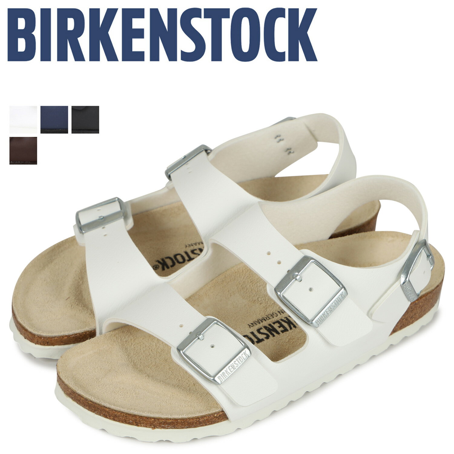 ビルケンシュトック サンダル メンズ ビルケンシュトック BIRKENSTOCK ミラノ メンズ レディース MILANO ビルケン サンダル 細幅 普通幅 シンセティックレザー