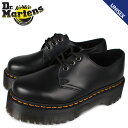 【クーポンで最大1000円OFF！5/7 10:59まで】 ドクターマーチン Dr.Martens 3ホール シューズ クアッド レトロ メンズ レディース 厚底 QUAD RETRO 1461 3 EYE SHOE ブラック 黒 25567001