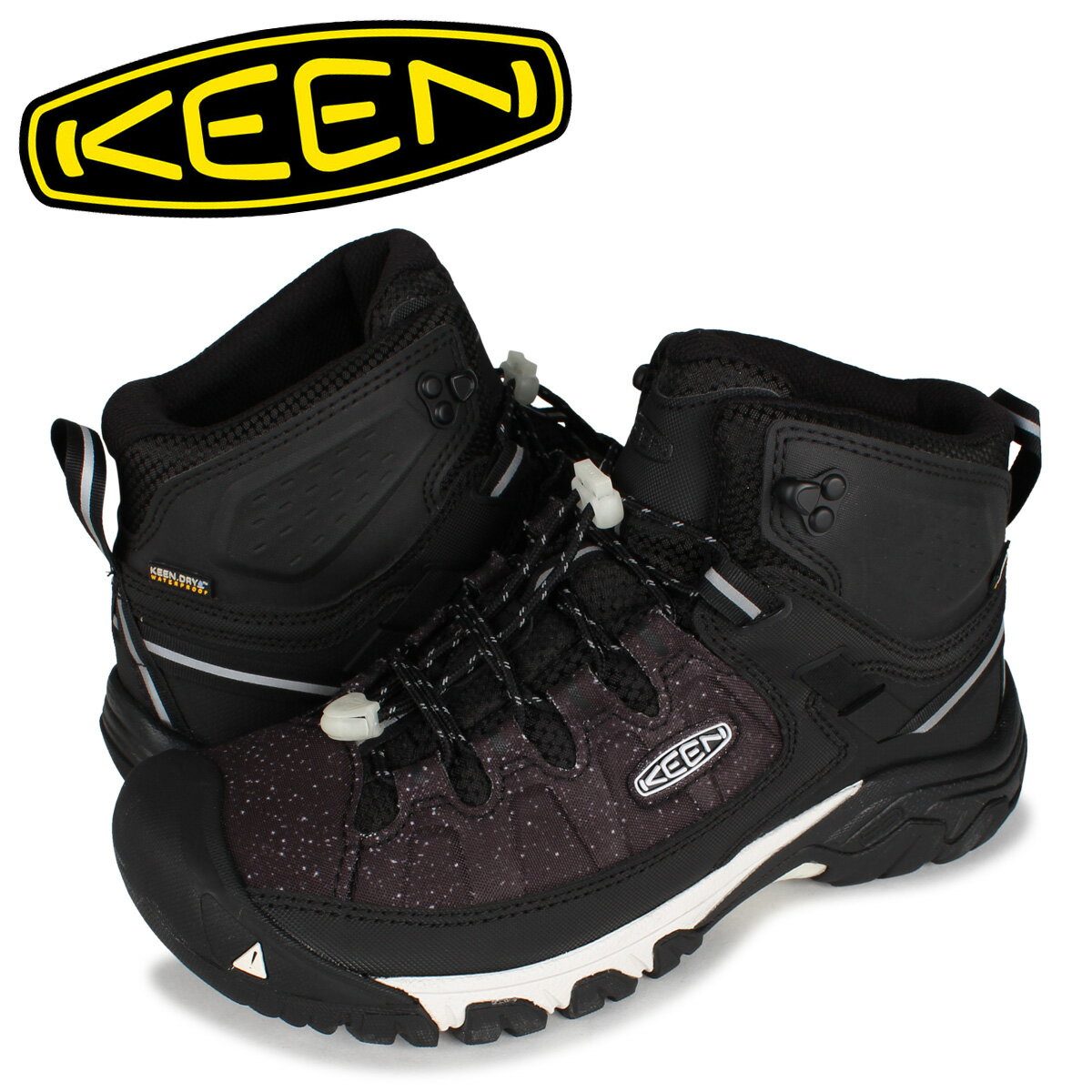  KEEN キーン ブーツ トレッキングブーツ ハイキングシューズ ターギー EXP ミッド メンズ 防水 TARGHEE EXP MID WP ブラック 黒 1023477