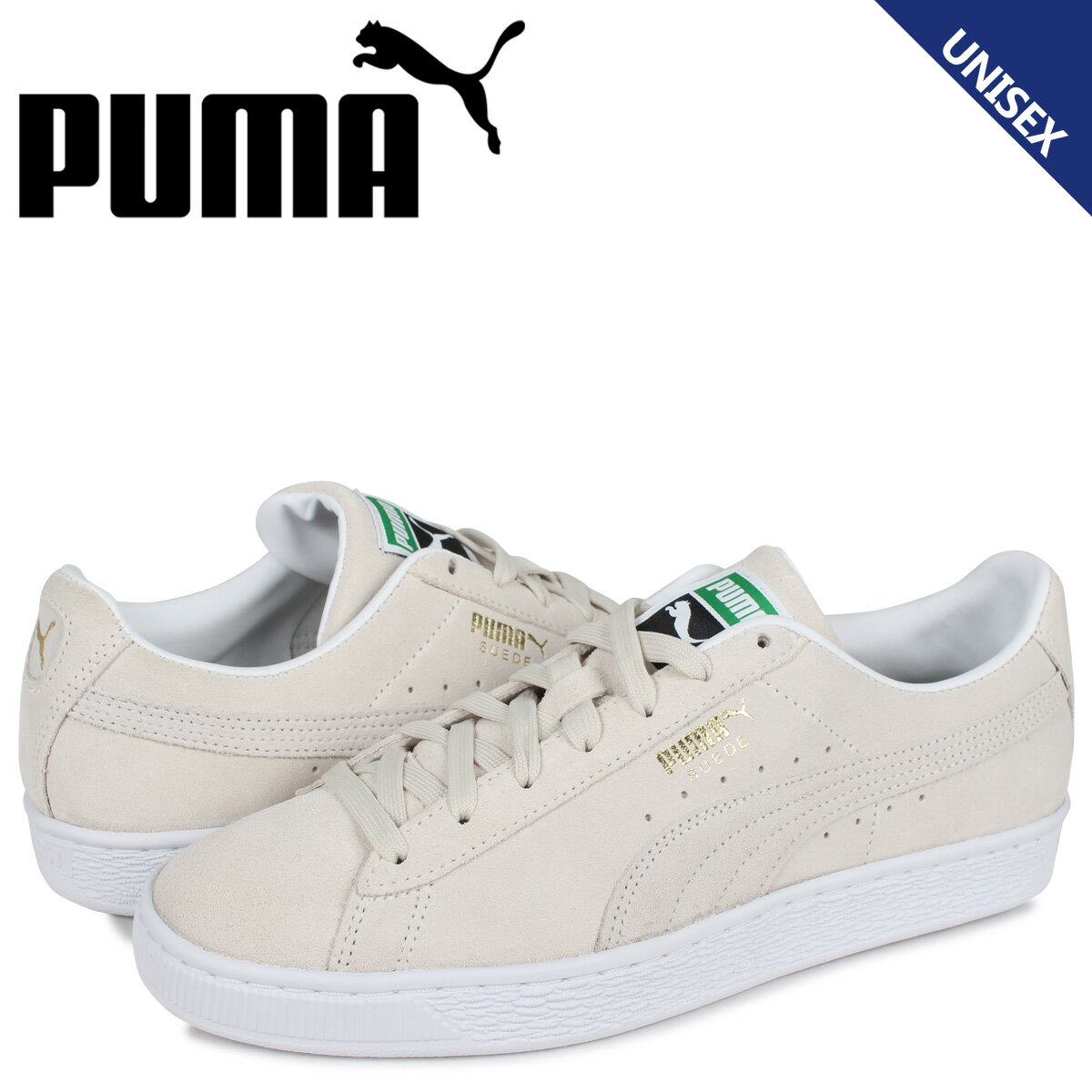 PUMA プーマ スウェード クラシック スニーカー メンズ レディース スエード SUEDE CLASSIC 21 ホワイト 374915-10