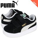 楽天スニークオンラインショップ【クーポンで最大1000円OFF！5/1 10:59まで】 PUMA プーマ スウェード クラシック スニーカー ベビー キッズ スエード ベルクロ SUEDE CLASSIC 21 V INF ブラック 黒 380564-01