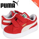 【クーポンで最大1000円OFF！5/1 10:59まで】 PUMA プーマ スウェード クラシック スニーカー ベビー キッズ スエード ベルクロ SUEDE CLASSIC 21 V INF レッド 380564-02