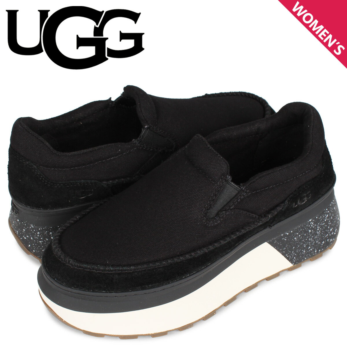 UGG アグ スニーカー マリン スリッポン レディース 厚底 MARIN SLIP ON ブラック 黒 1117968 [予約 4月上旬 入荷予定]のサムネイル