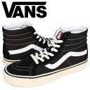 【クーポンで最大1000円OFF！5/1 10:59まで】 VANS ヴァンズ SK8-HI 38 DX スニーカー メンズ バンズ スケハイ スケートハイ ブラック 黒 VN0A38GFPXC