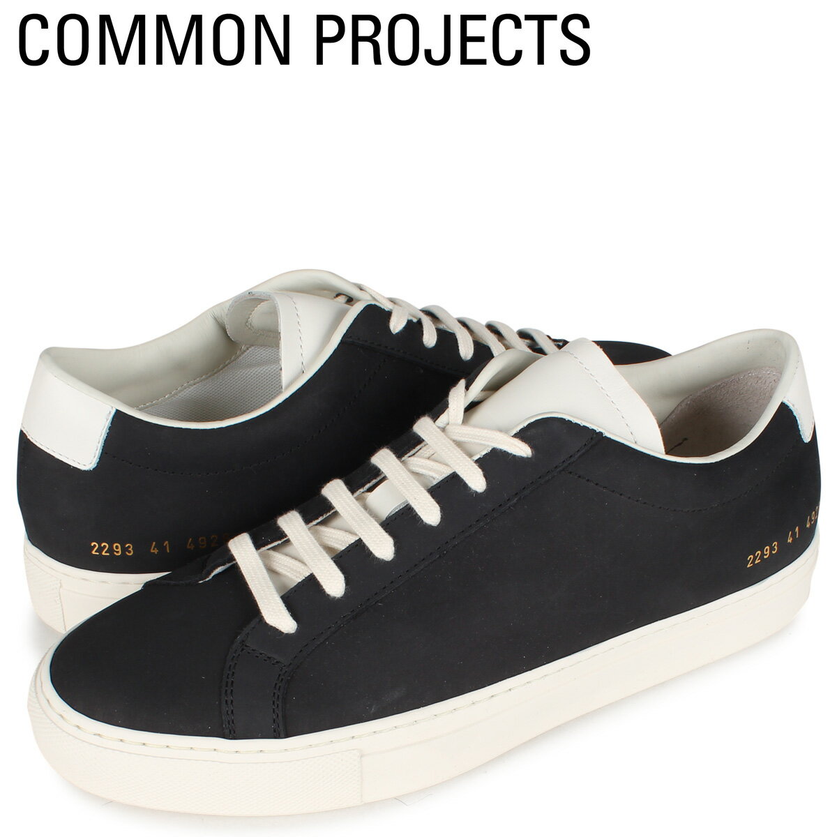  コモンプロジェクト Common Projects アキレス ロー イン ヌバック スニーカー メンズ ACHILLES LOW IN NUBUCK ネイビー 2293-4928