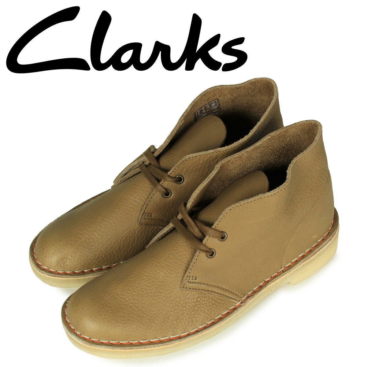 【 最大1000円OFFクーポン配布中 】 クラークス Clarks デザートブーツ メンズ レザー DESERT BOOT ダーク オリーブ 26157317