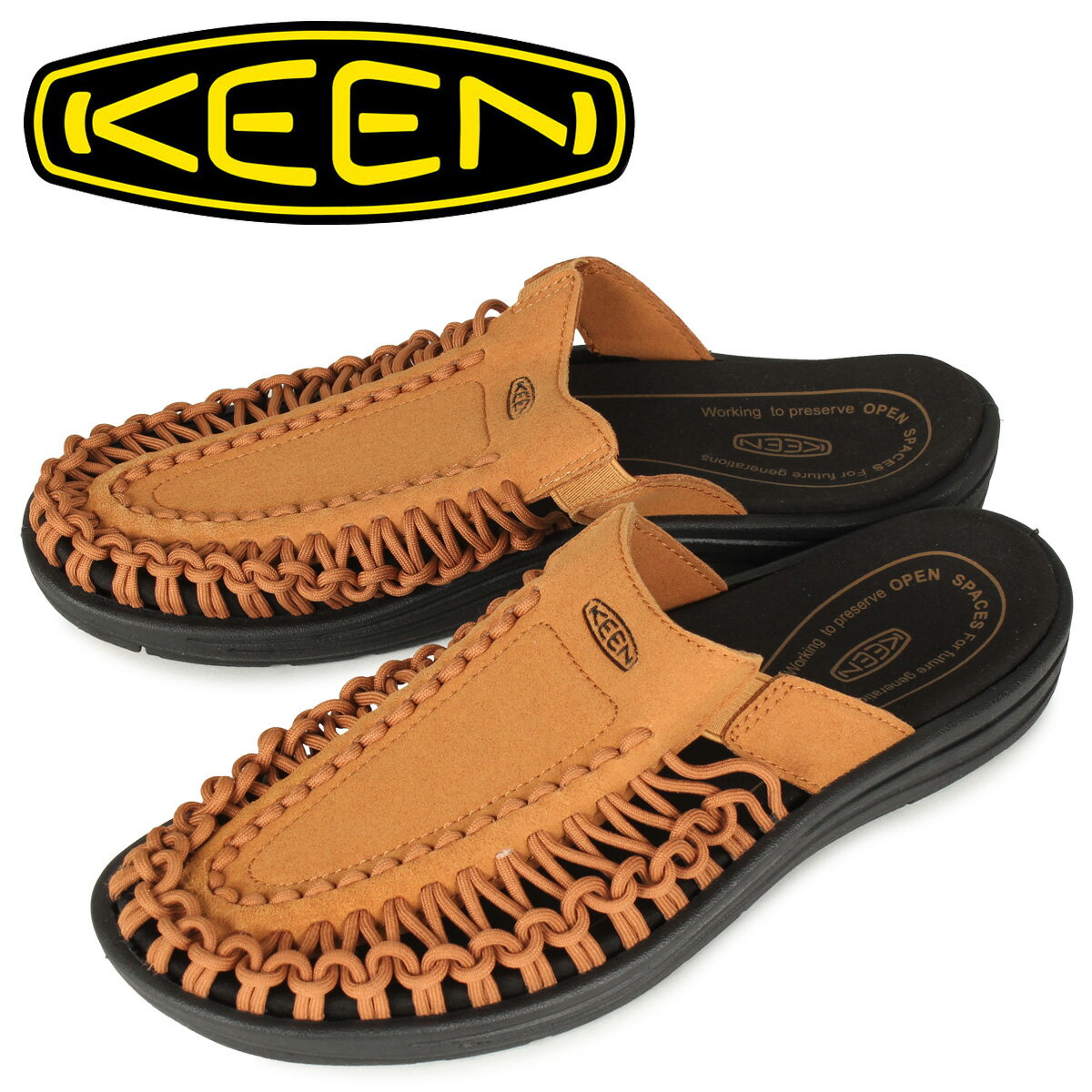 KEEN キーン ユニーク サンダル スライドサンダル スポーツサンダル メンズ UNEEK 2 SLIDE ブラウン 1022372のサムネイル